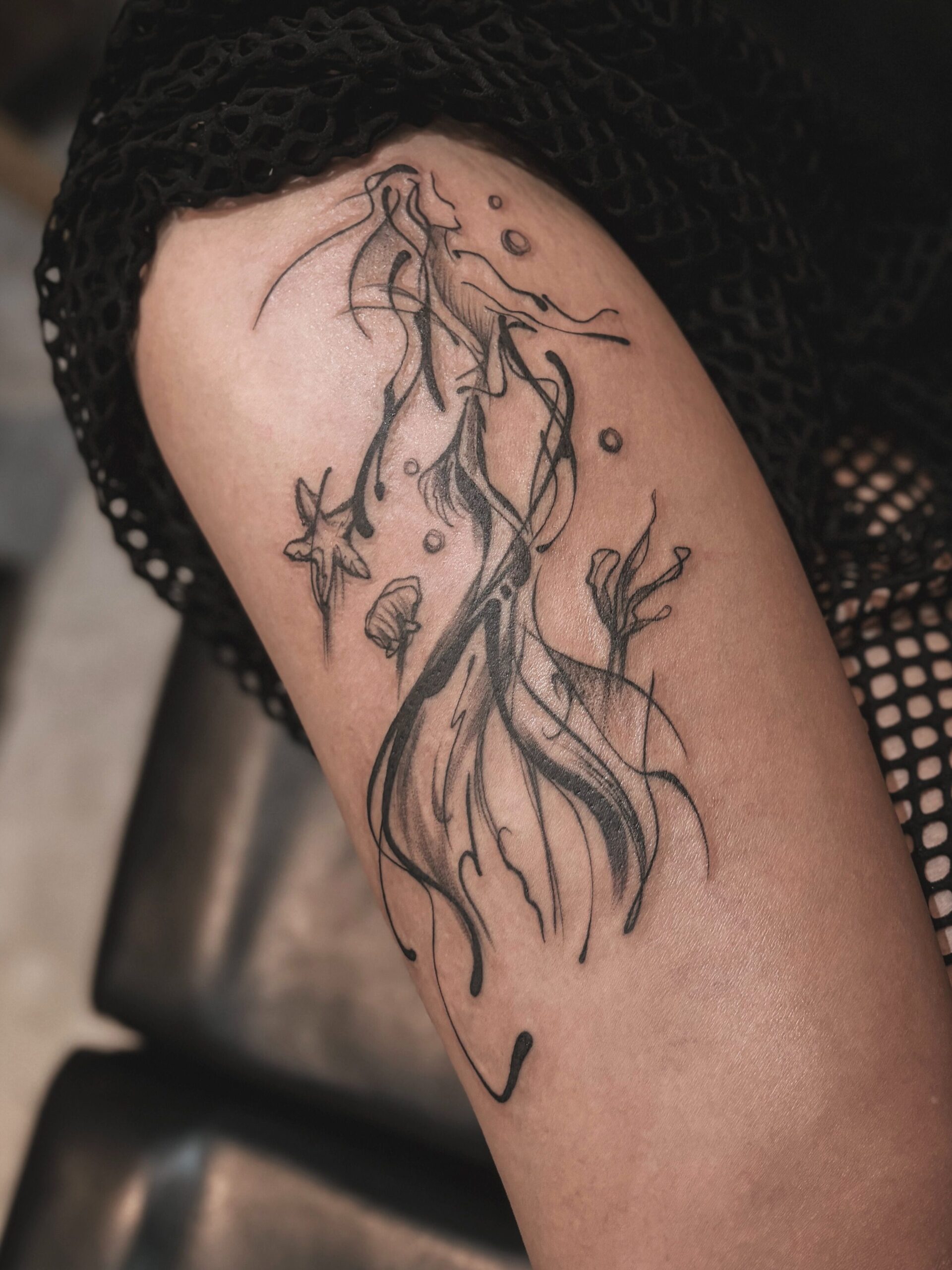 台中刺青圖案：美人魚刺青