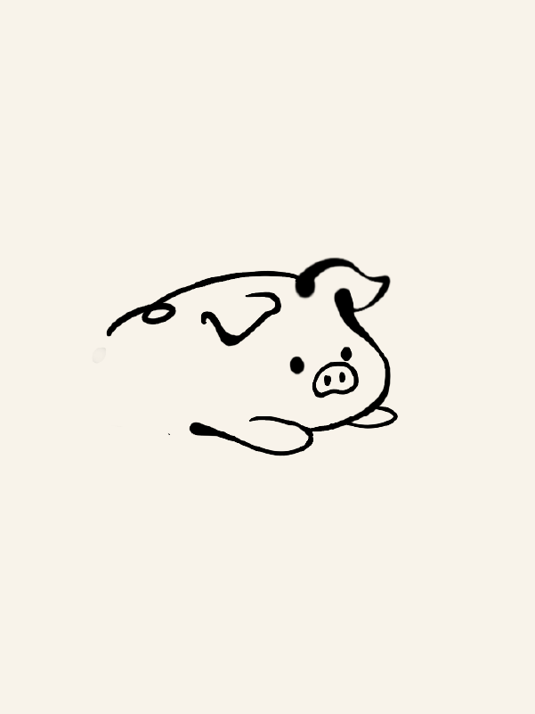 呆萌小豬