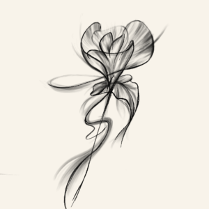 海棠 花刺青圖案