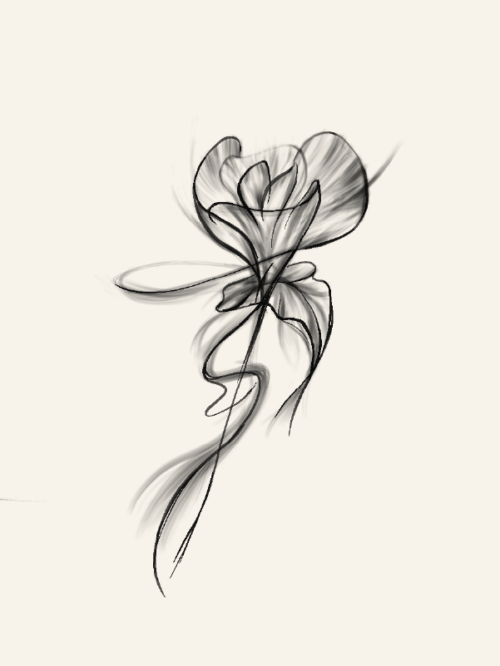 海棠 花刺青圖案