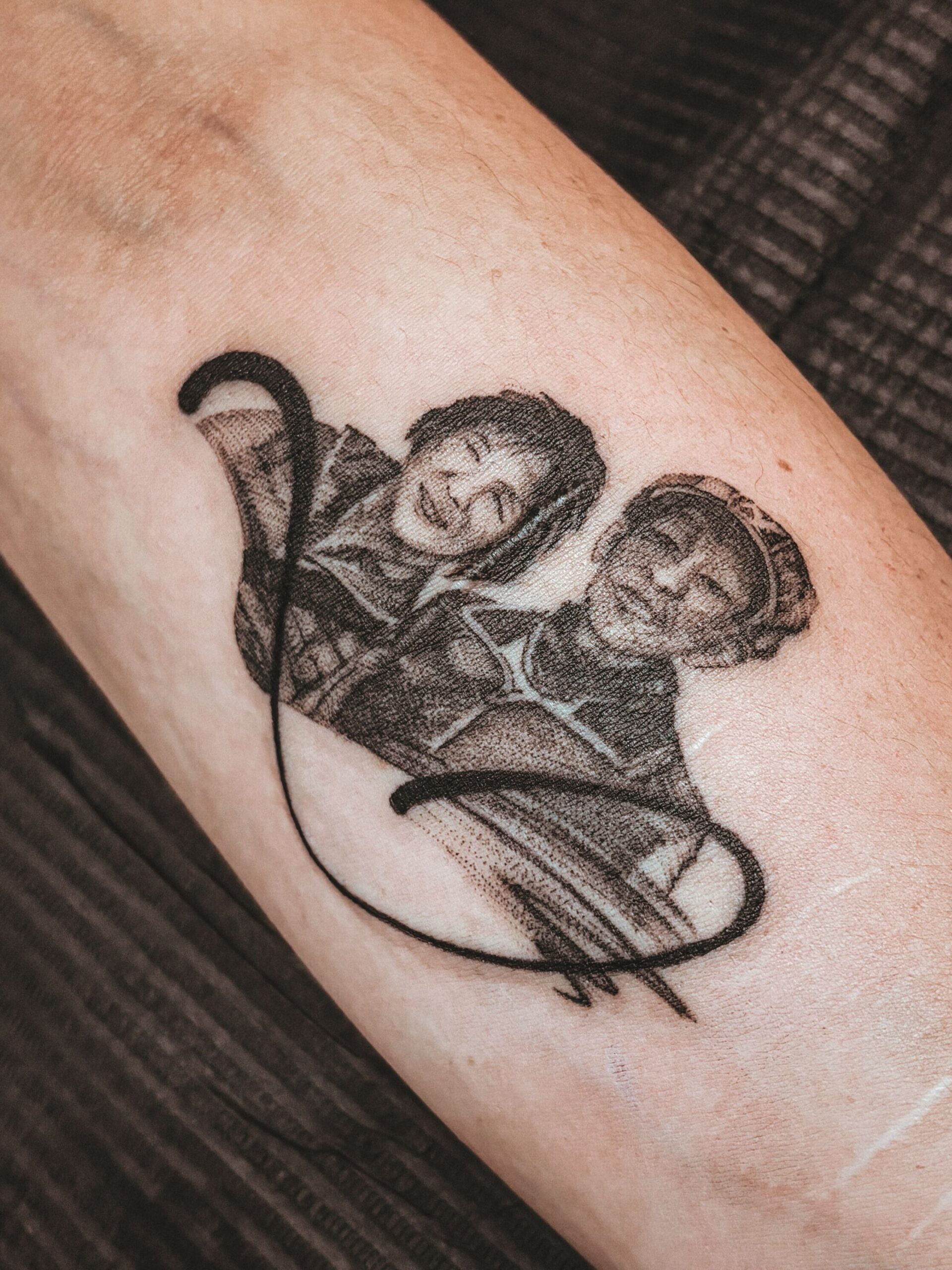 家人刺青 台中刺青 人像刺青 