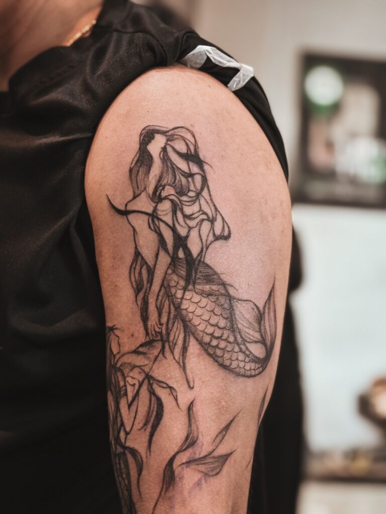 台中刺青：人魚刺青